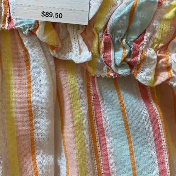 New Ella Moss Sammy Stripe Ruffle Tank top - Picture 7 of 8